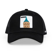 Mannheim Wasserturm Trucker Cap Mit Patch, Headwear, Kappe, Bestickt