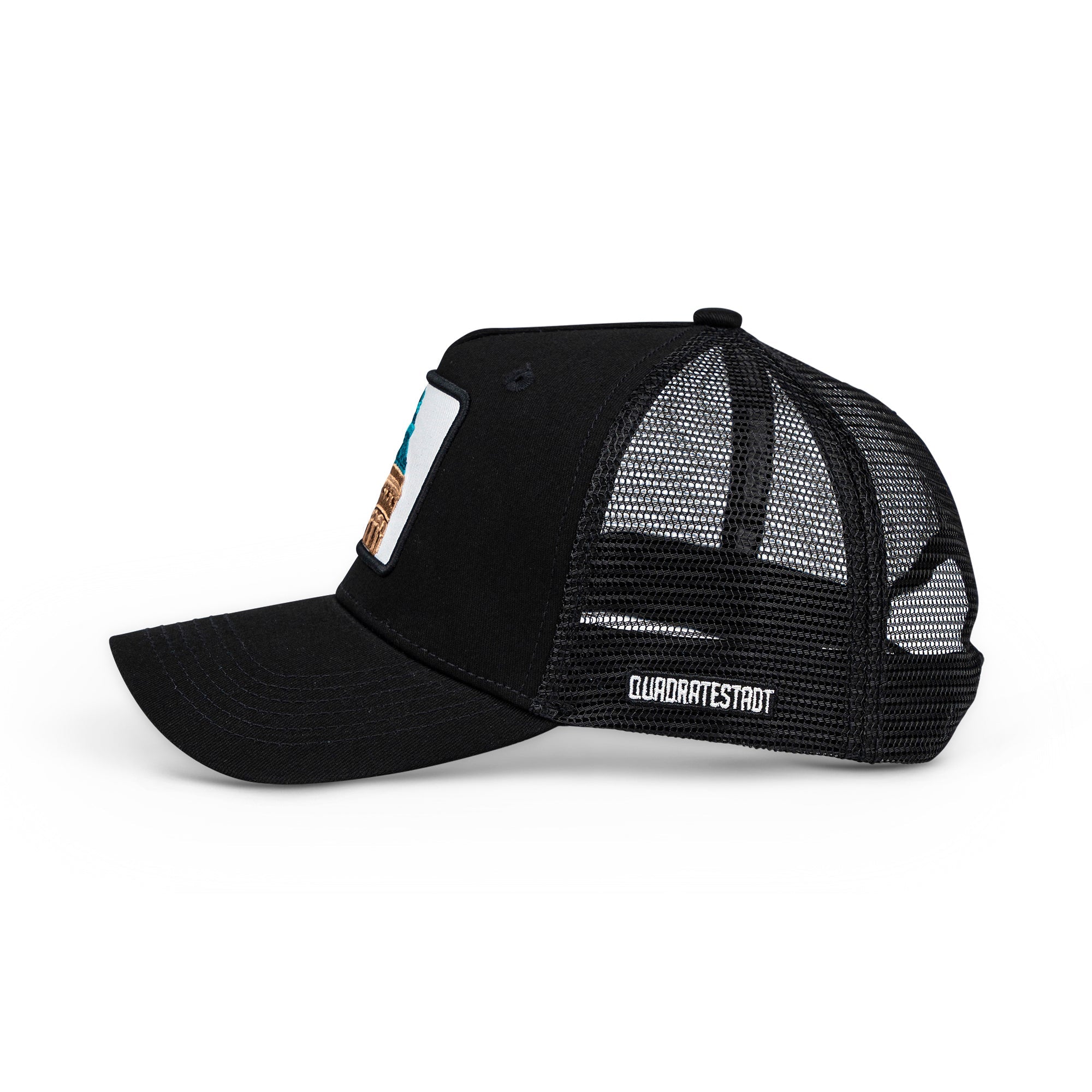Mannheim Wasserturm Trucker Cap Mit Patch, Headwear, Kappe, Bestickt