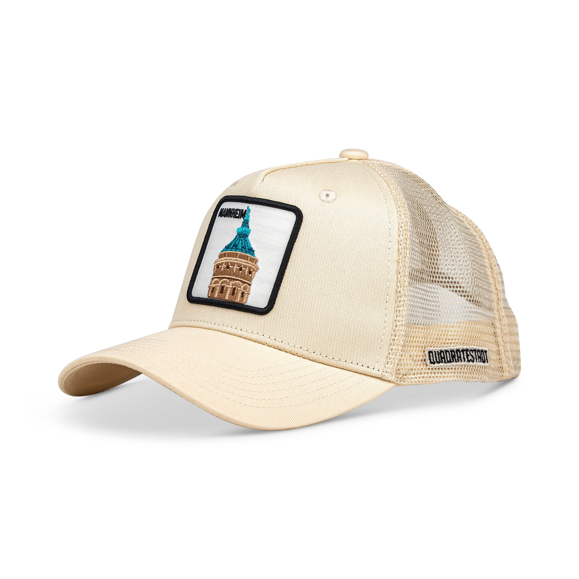 Mannheim Wasserturm Trucker Cap Mit Patch, Headwear, Kappe, Bestickt