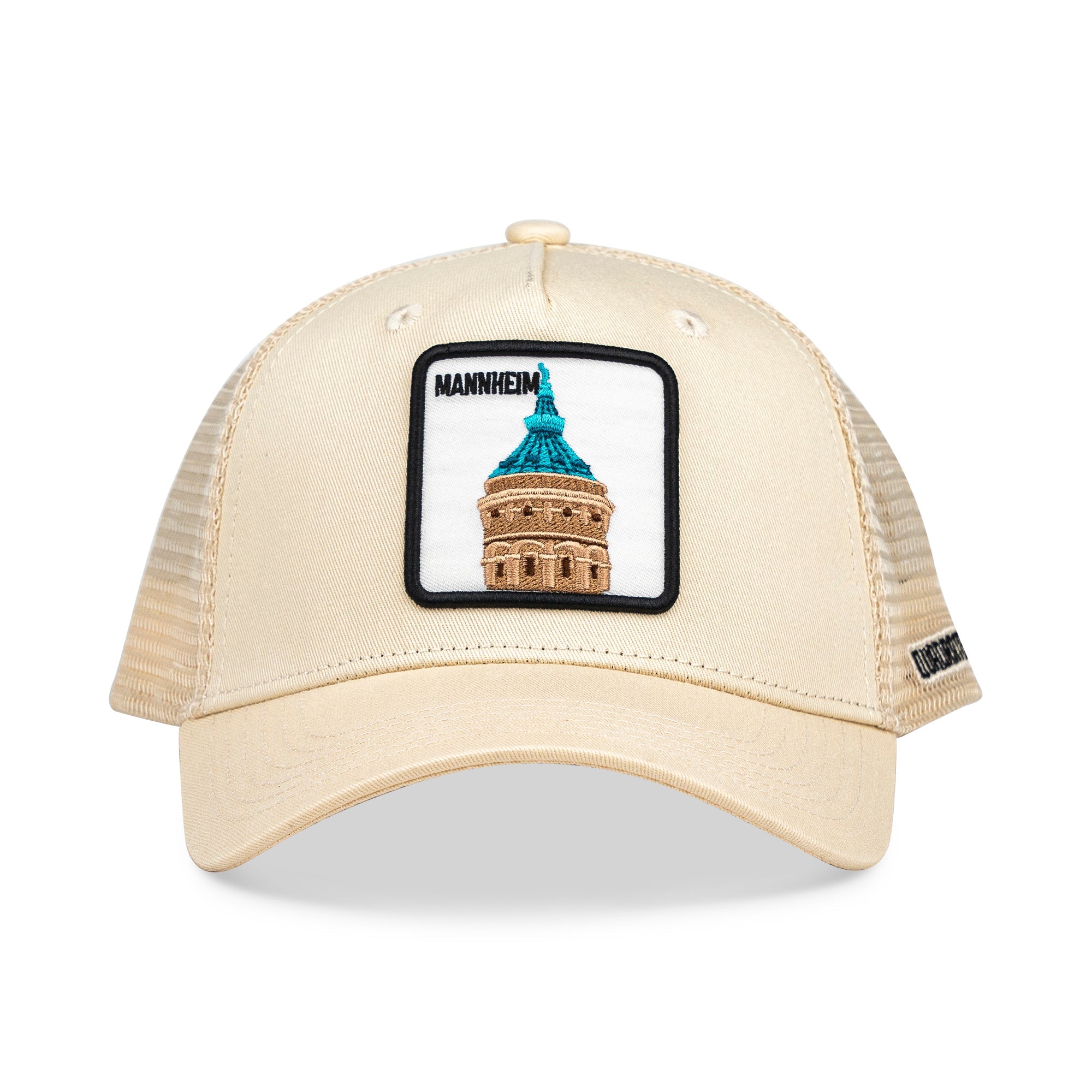 Mannheim Wasserturm Trucker Cap Mit Patch, Headwear, Kappe, Bestickt