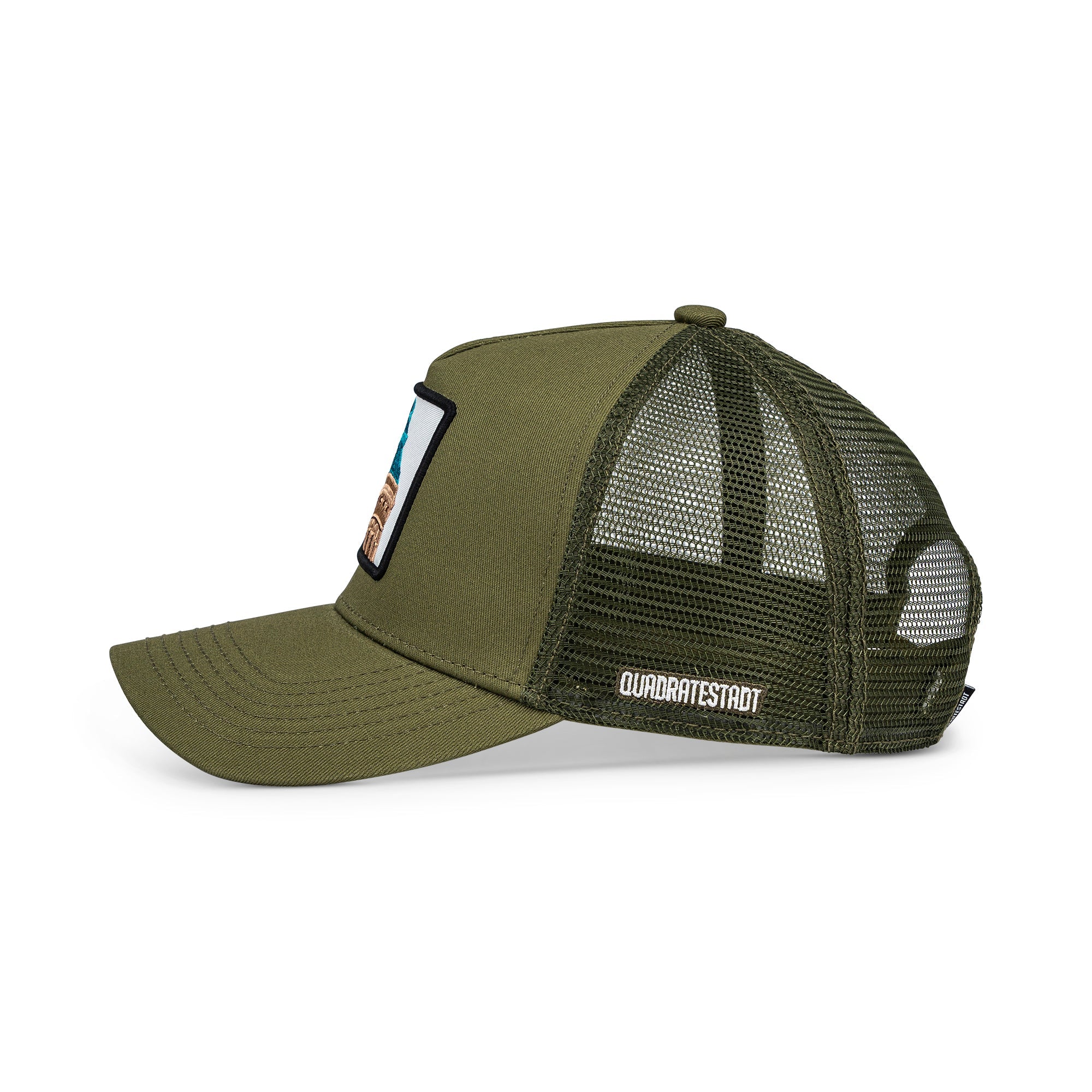 Mannheim Wasserturm Trucker Cap Mit Patch, Headwear, Kappe, Bestickt