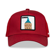 Mannheim Wasserturm Trucker Cap Mit Patch, Headwear, Kappe, Bestickt