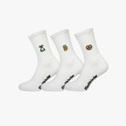 WASEN DIRNDL 3er Set Mix, Dirndl, Brezel, Bier Maßkrug, Stuttgart, Sportsocken, Tennissocken