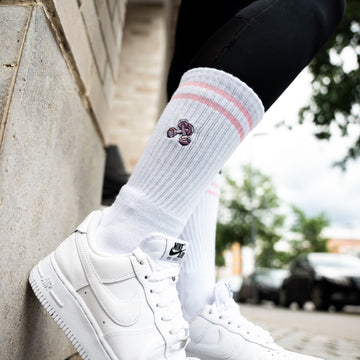 KURZHANTEL Socken rosa, Sportsocken, Tennissocken