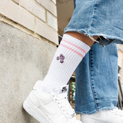 KURZHANTEL Socken rosa, Sportsocken, Tennissocken