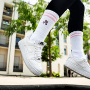 KURZHANTEL Socken rosa, Sportsocken, Tennissocken