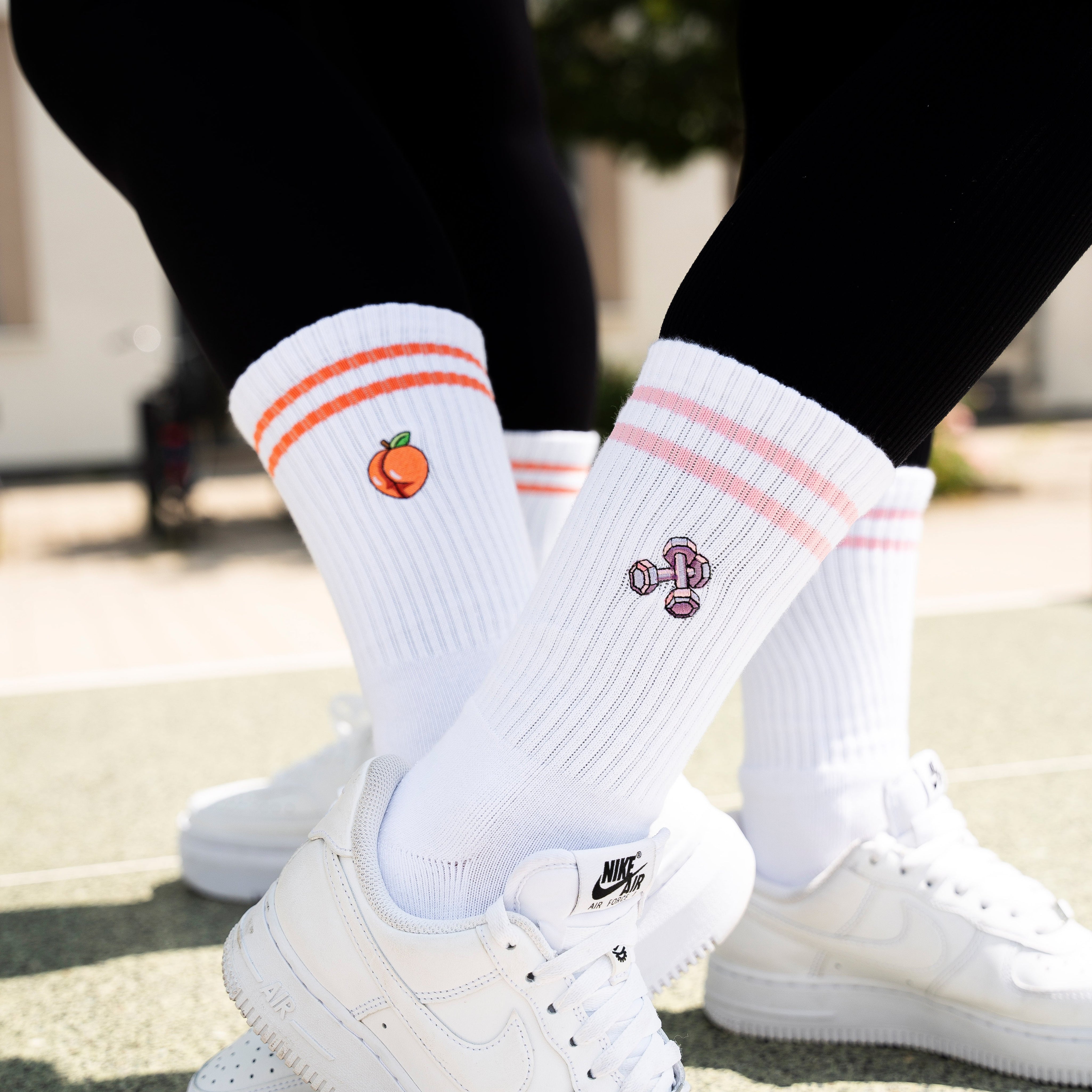 KURZHANTEL Socken rosa, Sportsocken, Tennissocken