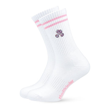 KURZHANTEL Socken rosa, Sportsocken, Tennissocken