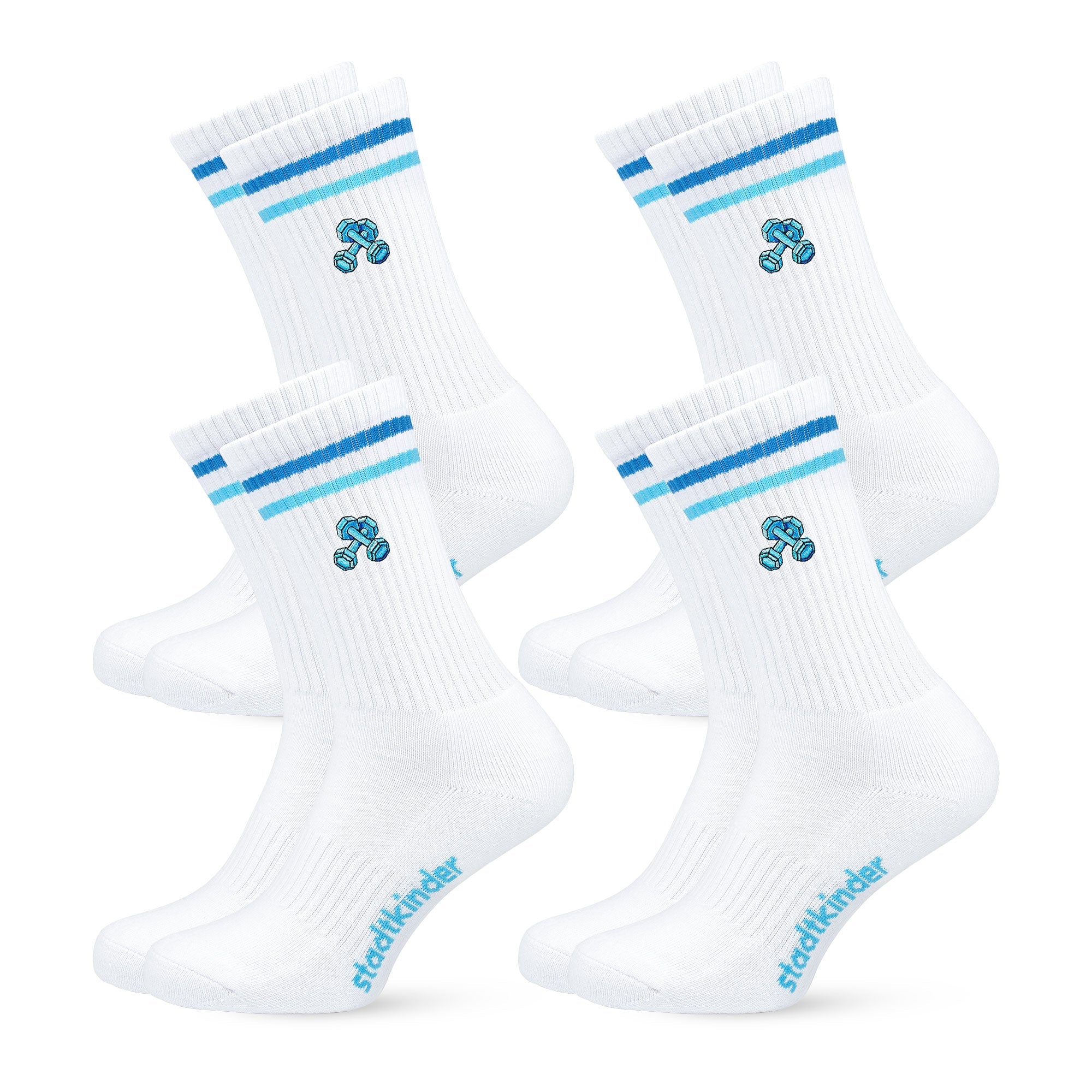 Kurzhantel Sportsocken, blau