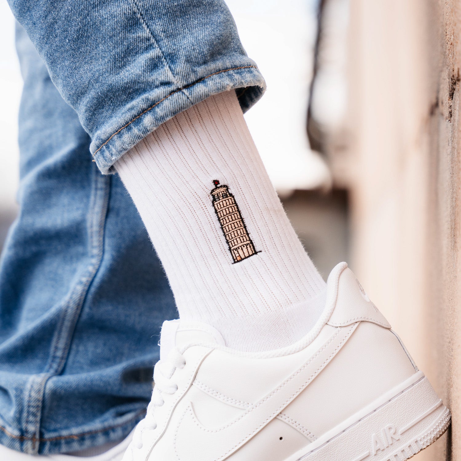 Schiefer Turm Sportsocken, Pisa
