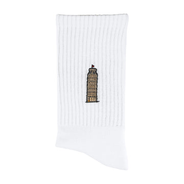 SCHIEFER TURM Socken, Pisa, Sportsocken, Tennissocken