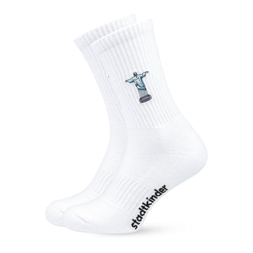 JESUS STATUE Socken, Rio, Sportsocken, Tennissocken