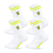 Caipirinha Sportsocken, weiß