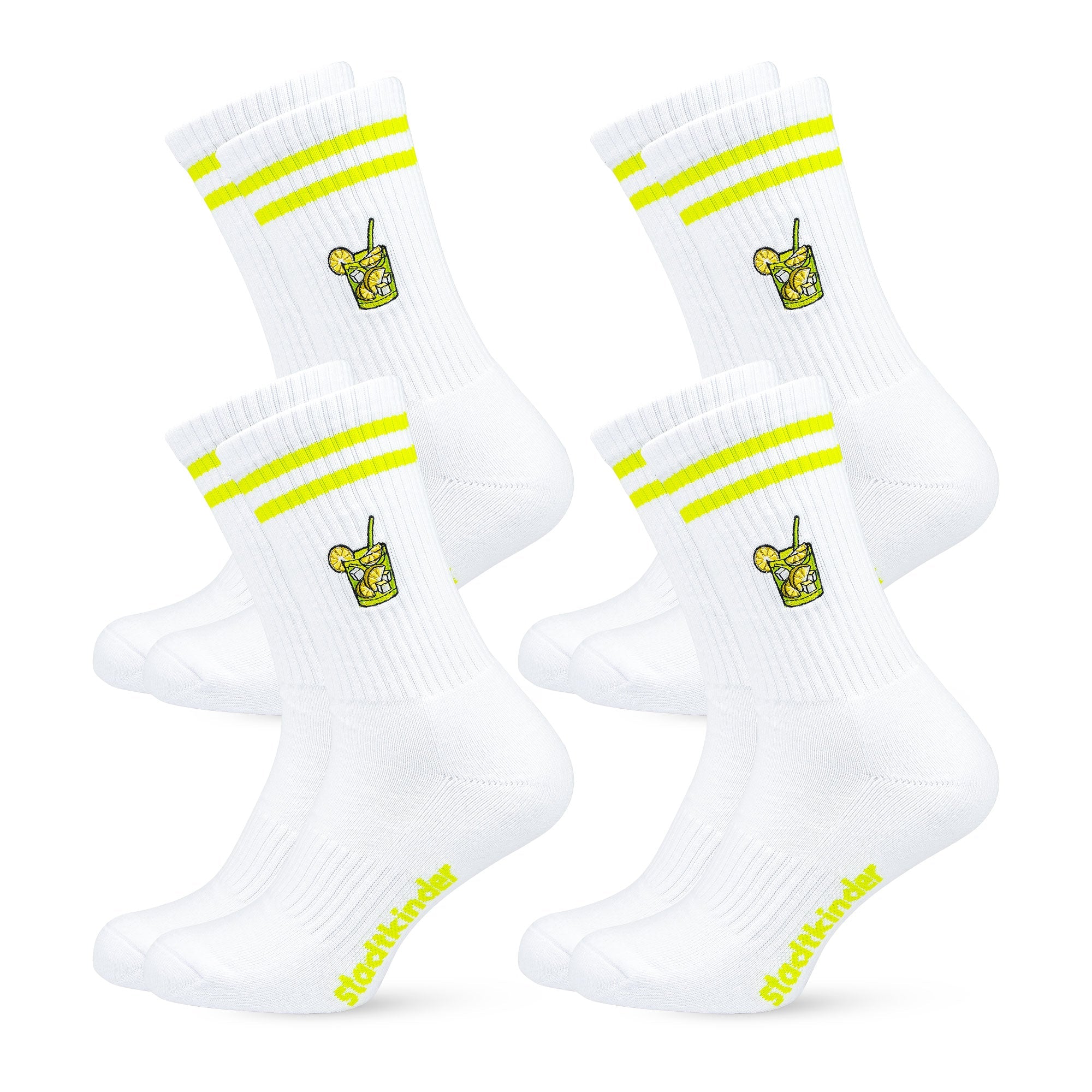 Caipirinha Sportsocken, weiß