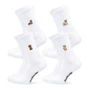 Hunde Mix Sportsocken, 4er Set